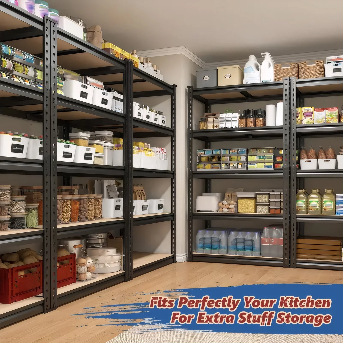 Rugged Garage Heavy-Duty Storage Shelves