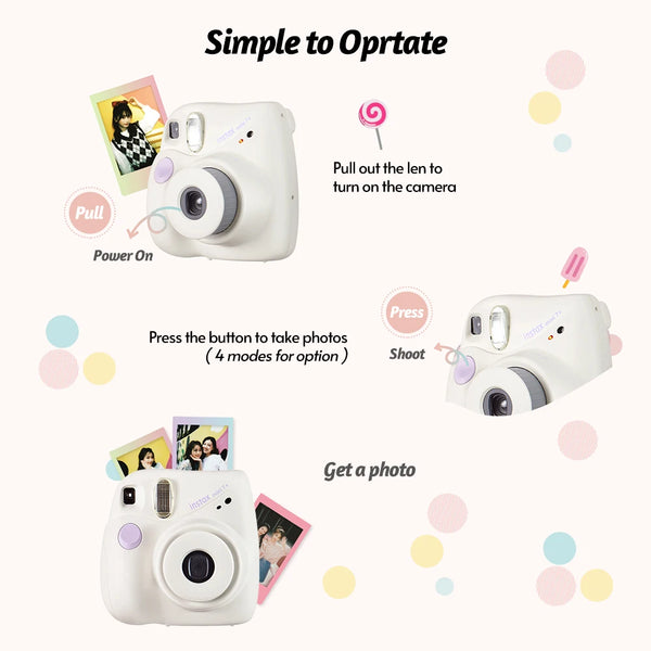 Pocket Instant Photo Snap Camera