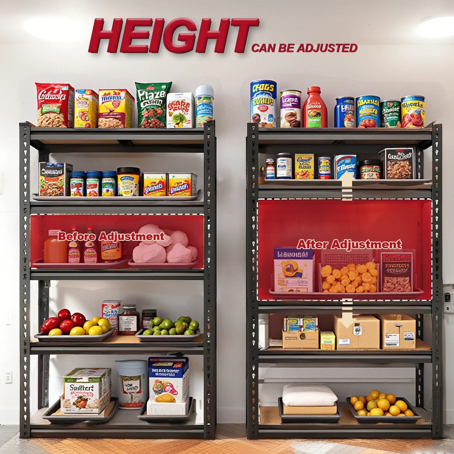Rugged Garage Heavy-Duty Storage Shelves