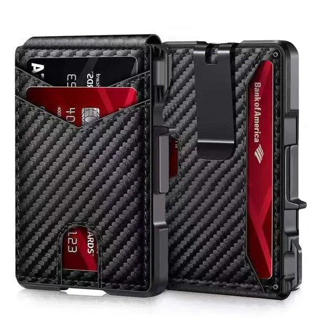 Slim Secure Pop-Up Card Wallet