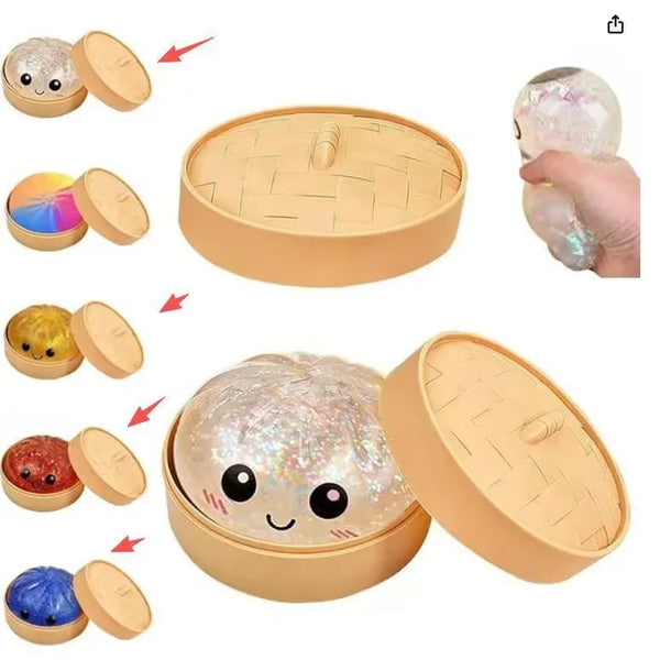 Glitter Dumpling Stress Squeeze