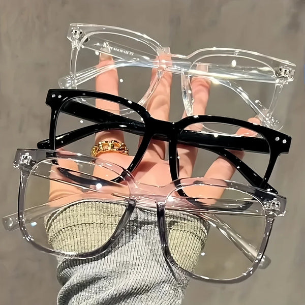 Campus Clear Square Fashion Glasses