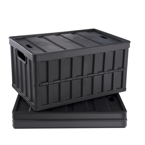 Stackable Collapsible Storage Crates Set